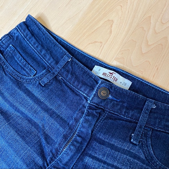 Dark Denim Hollister Jean Shorts - Picture 2 of 7